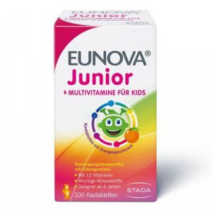 EUNOVA Junior Kautabletten m.Orangengeschmack
